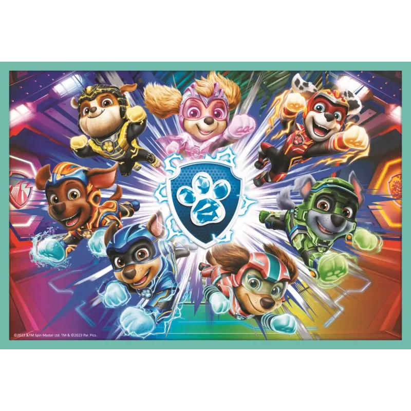 PUZZLE TREFL 10IN1 PATRULA CĂȚELUSILOR ECHIPA CATEILOR
