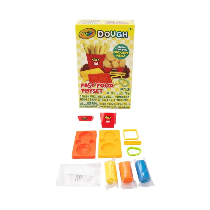 CRAYOLA MINI SET FAST FOOD