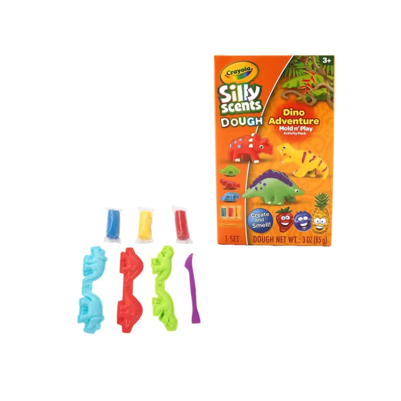 CRAYOLA SILLY SCENTS SET MIC DINOZAUR CU ACCESORII