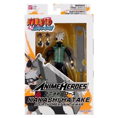 BANDAI FIGURINĂ  NARUTO SHIPPUDEN HATAKE KAKASHI FOURTH GREAT NINJA WAR   16.5CM
