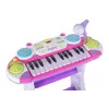 INSTRUMENT MUZICĂL PIANINA ELECTRONICA MALPLAY CU SCAUN ȘI MICROFON 45 CM INALTIME ROZ
