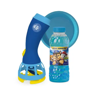 PATRULA CĂȚELUSILOR SET DE BALOANE DE SAPUN CU GENERATOR 450ML
