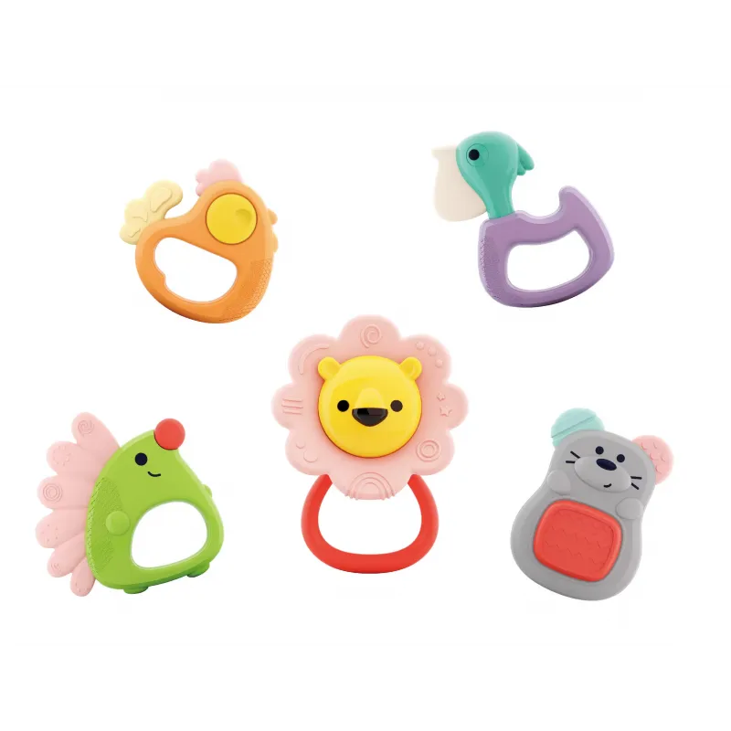 SET 5 JUCARII PENTRU DENTITIE IN CUTIE FOREST BABY