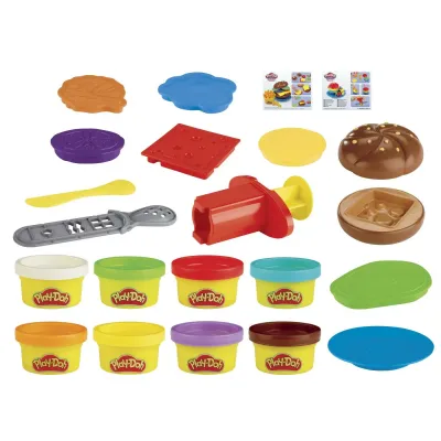 PLAY DOH KITCHEN CREATIONS SET DE GĂTIT HAMBURGER
