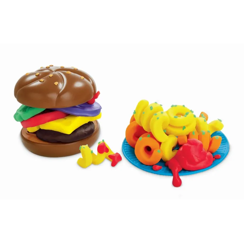 PLAY DOH KITCHEN CREATIONS SET DE GĂTIT HAMBURGER