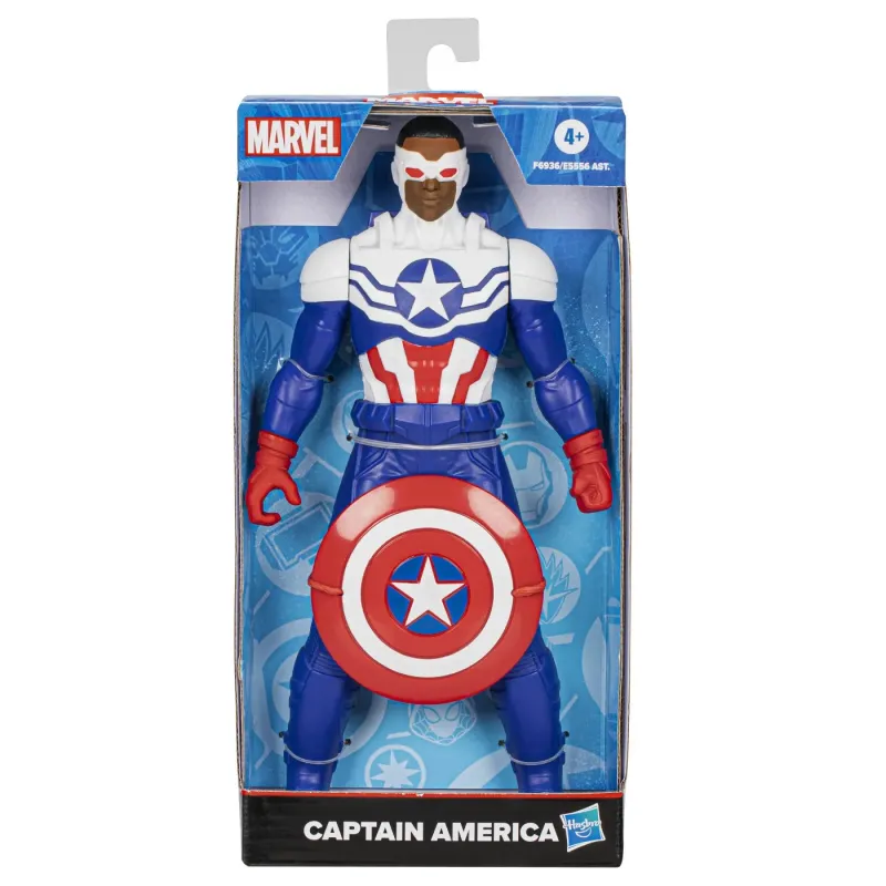 MARVEL AVENGERS FIGURINĂ CAPTAIN AMERICA ALBASTRU DESCHIS 24CM