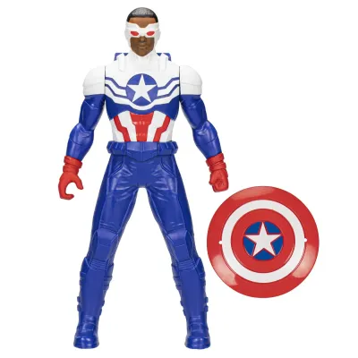 MARVEL AVENGERS FIGURINĂ CAPTAIN AMERICA ALBASTRU DESCHIS 24CM