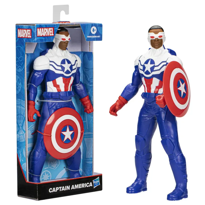 MARVEL AVENGERS FIGURINĂ CAPTAIN AMERICA ALBASTRU DESCHIS 24CM