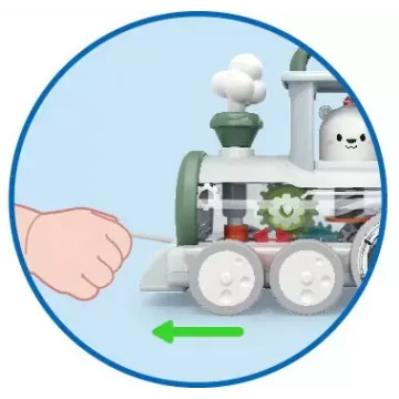LOCOMOTIVA CU MECANISM STEAM