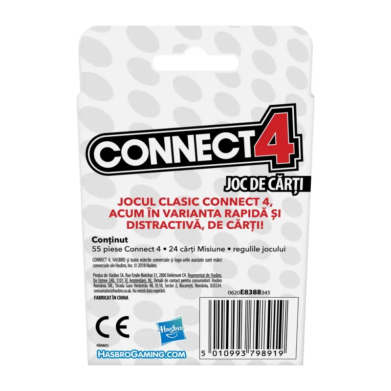 CONNECT4 CLASIC JOCUL CU CARTI IN LIMBA ROMANA