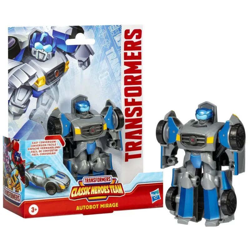 TRANSFORMERS CLASSIC HEROES TEAM ROBOT AUTOBOT MIRAGE TRANSFORMABIL