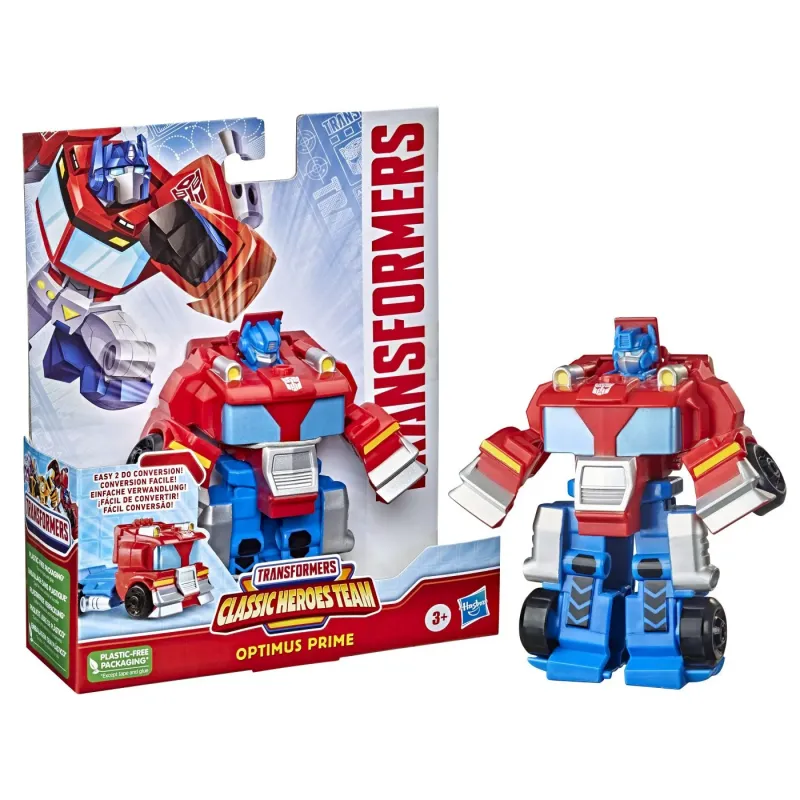TRANSFORMERS CLASSIC HEROES TEAM ROBOT OPTIMUS PRIME TRANSFORMABIL