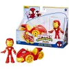 SPIDEY PRIETENII EXTRAORDINARI SET VEHICUL ȘI FIGURINĂ IRON MAN