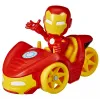 SPIDEY PRIETENII EXTRAORDINARI SET VEHICUL ȘI FIGURINĂ IRON MAN