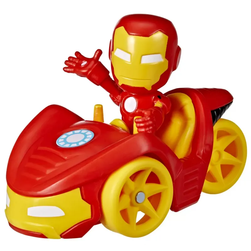 SPIDEY PRIETENII EXTRAORDINARI SET VEHICUL ȘI FIGURINĂ IRON MAN