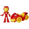 SPIDEY PRIETENII EXTRAORDINARI SET VEHICUL ȘI FIGURINĂ IRON MAN