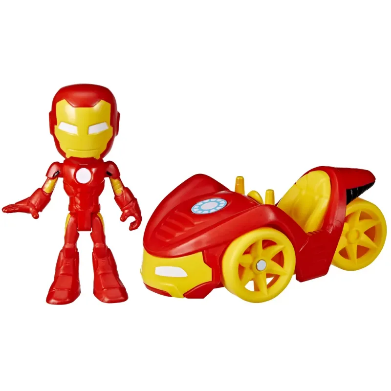 SPIDEY PRIETENII EXTRAORDINARI SET VEHICUL ȘI FIGURINĂ IRON MAN