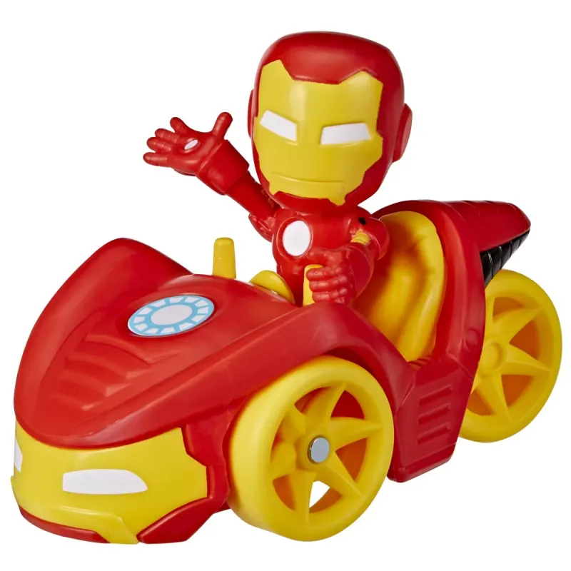 SPIDEY PRIETENII EXTRAORDINARI SET VEHICUL ȘI FIGURINĂ IRON MAN