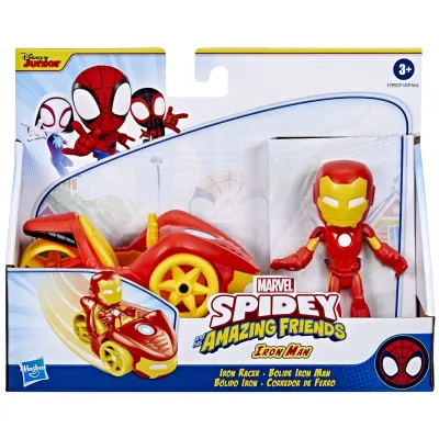 SPIDEY PRIETENII EXTRAORDINARI SET VEHICUL ȘI FIGURINĂ IRON MAN
