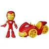 SPIDEY PRIETENII EXTRAORDINARI SET VEHICUL ȘI FIGURINĂ IRON MAN