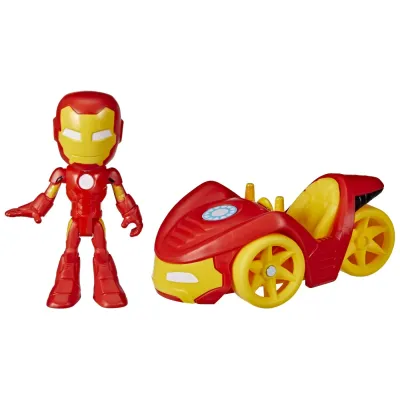 SPIDEY PRIETENII EXTRAORDINARI SET VEHICUL ȘI FIGURINĂ IRON MAN