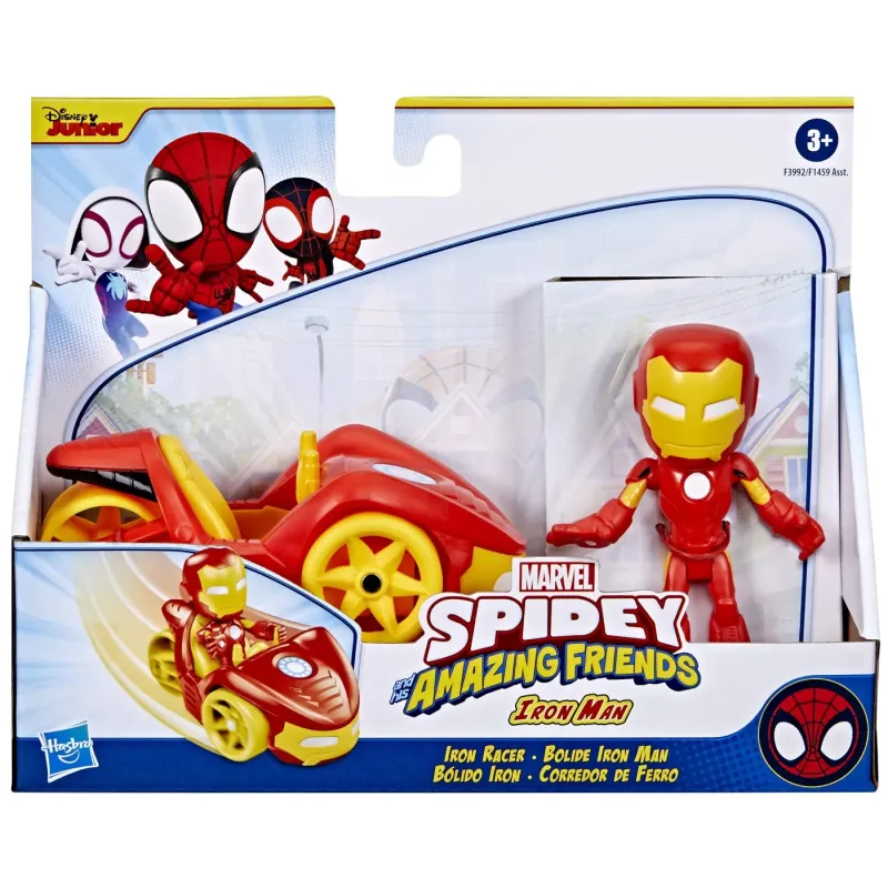 SPIDEY PRIETENII EXTRAORDINARI SET VEHICUL ȘI FIGURINĂ IRON MAN