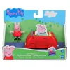 PEPPA PIG VEHICUL CU FIGURINĂ MICUTA MAȘINĂ ROSIE