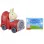 PEPPA PIG MAȘINUȚĂ BUGGY LOCOMOTIVA ȘI FIGURINĂ IEPURAȘUL REBECCA