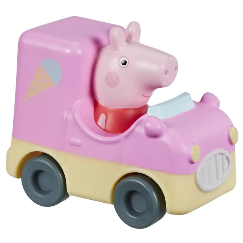 PEPPA PIG MAȘINUȚĂ BUGGY DE INGHEȚATĂ ȘI FIGURINĂ PEPPA