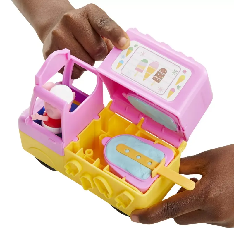 PLAY DOH PEPPA PIG ȘI MAȘINĂ DE INGHEȚATĂ