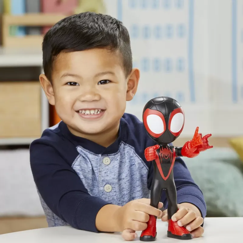 SPIDEY PRIETENII EXTRAORDINARI FIGURINĂ MILES MORALES SPIDER MAN SUPRADIMENSIONATA 22.8CM