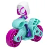 SPIDERMAN SET MOTOCICLETĂ ȘI FIGURINĂ GHOST SPIDER 6CM
