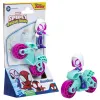 SPIDERMAN SET MOTOCICLETĂ ȘI FIGURINĂ GHOST SPIDER 6CM