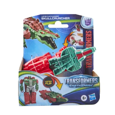 TRANSFORMERS 7 EARTHSPARK FIGURINĂ TRANSFORMABILA SKULLCRUNCHER 6CM