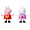 PEPPA PIG PRIETENI BUNI SET 2 FIGURINE PEPPA ȘI OITA SUZY