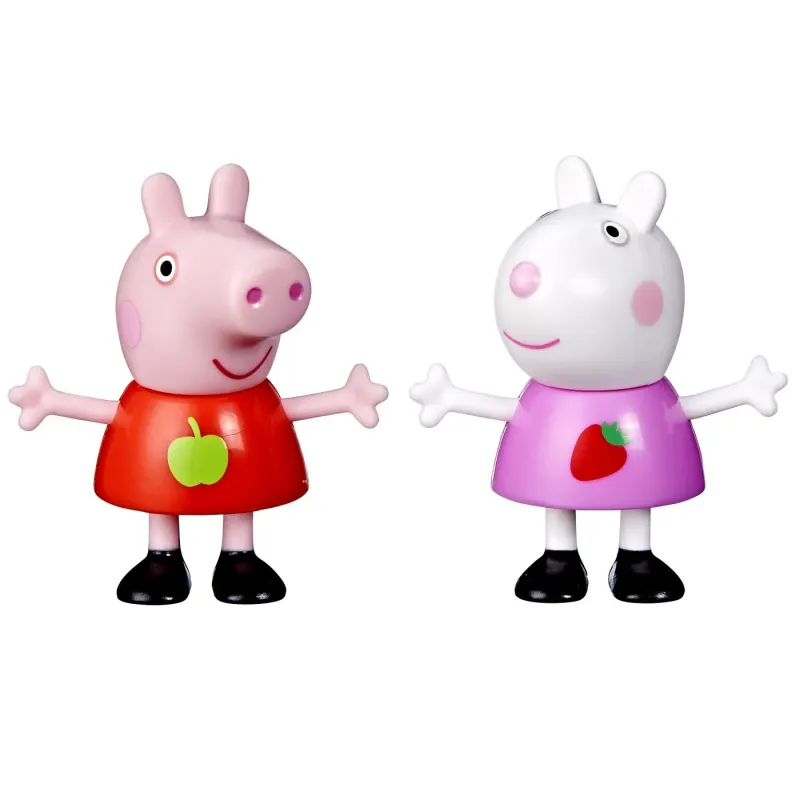 PEPPA PIG PRIETENI BUNI SET 2 FIGURINE PEPPA ȘI OITA SUZY