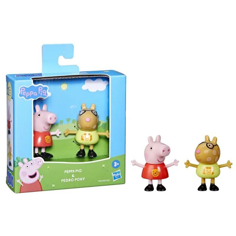 PEPPA PIG PRIETENI BUNI SET 2 FIGURINE PEPPA PIG ȘI PONEIUL PEDRO
