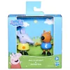 PEPPA PIG PRIETENI BUNI SET 2 FIGURINE ELEFANTUL EMILY ȘI VULPITA FREDDY