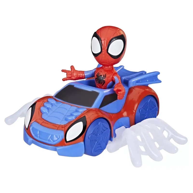 SPIDEY PRIETENII EXTRAORDINARI SET MAȘINUȚĂ ȘI FIGURINĂ ȘI ACCESORIU SPIDEY