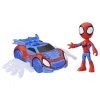 SPIDEY PRIETENII EXTRAORDINARI SET MAȘINUȚĂ ȘI FIGURINĂ ȘI ACCESORIU SPIDEY