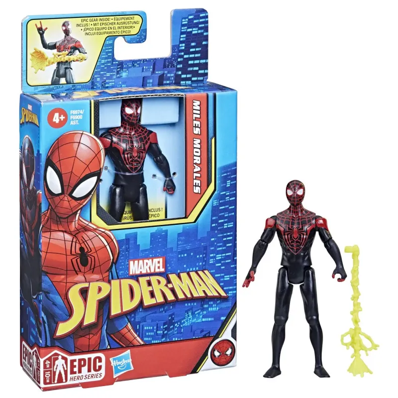 SPIDERMAN EPIC HERO FIGURINĂ MILES MORALES 10CM
