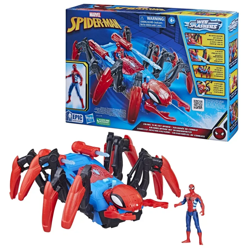 SPIDERMAN SET DE JOACĂ CRAWL N BLAST