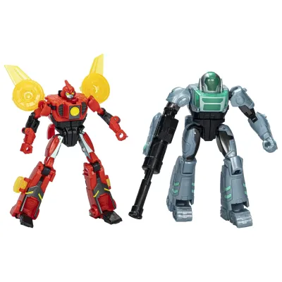 TRANSFORMERS EARTHSPARK SET 2 FIGURINE TERRAN TWITCH ȘI ROBBY MALTO