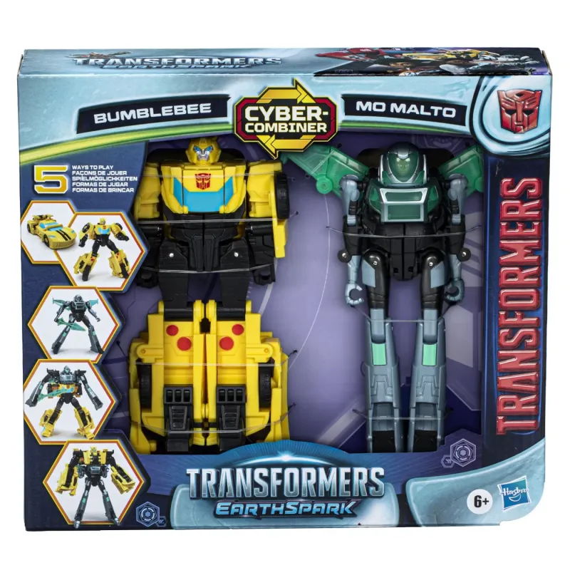 TRANSFORMERS EARTHSPARK SET 2 FIGURINE BUMBLEBEE ȘI MO MALTO