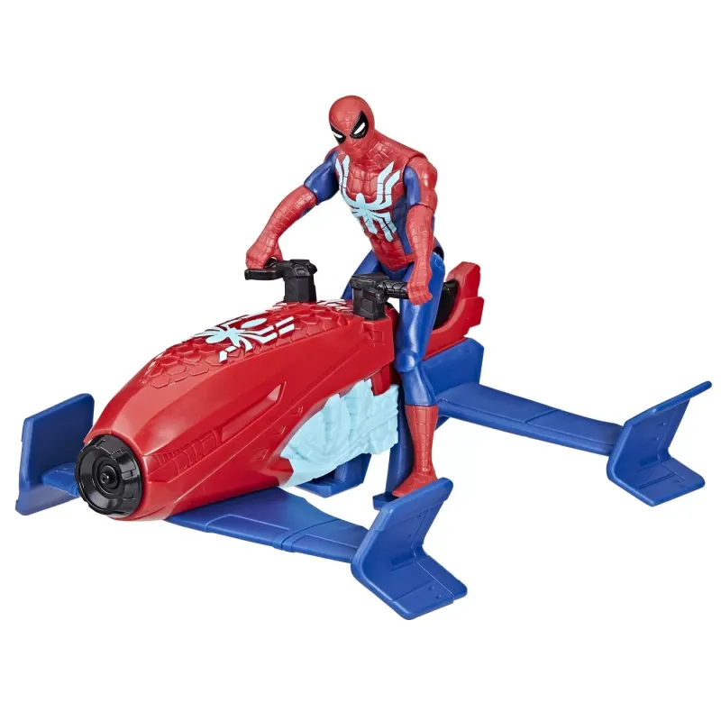 SPIDERMAN SET VEHICUL HYDRO JET ȘI FIGURINĂ SPIDER MAN 10CM