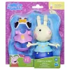 PEPPA PIG SET FIGURINĂ ȘI ACCESORII VESTIMENTARE IEPURAȘUL REBECCA 15CM