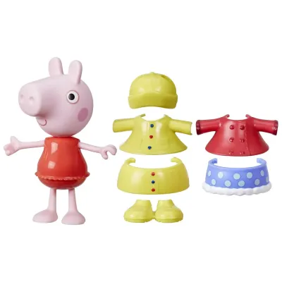 PEPPA PIG SET FIGURINĂ ȘI ACCESORII VESTIMENTARE PEPPA PIG 15CM