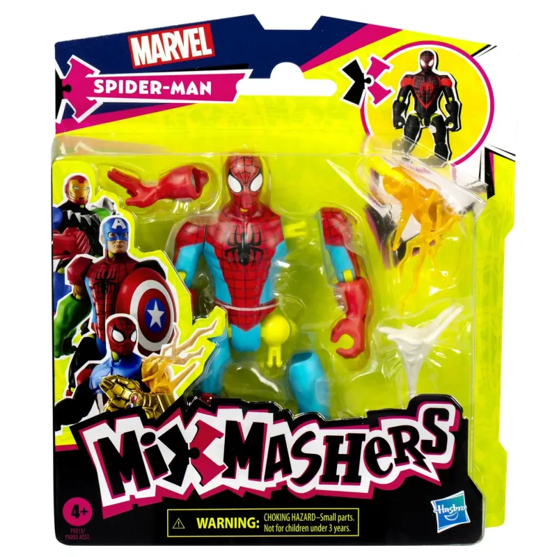 MARVEL AVENGERS MIX MASHERS FIGURINĂ SPIDER-MAN 12CM