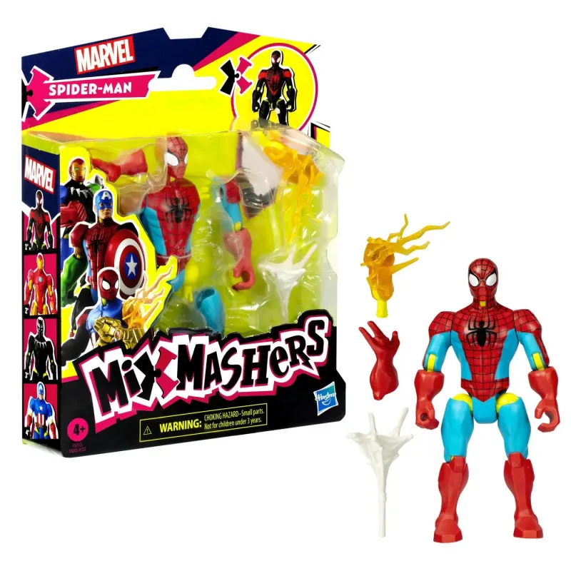 MARVEL AVENGERS MIX MASHERS FIGURINĂ SPIDER-MAN 12CM