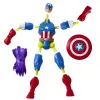 MARVEL AVENGERS MIX MASHERS FIGURINĂ CAPITAN AMERICA 12CM